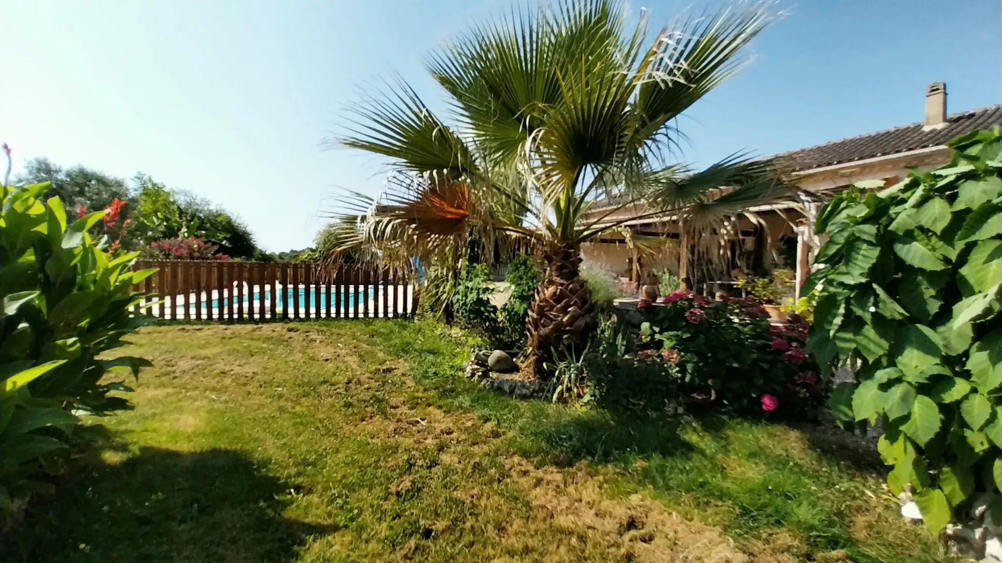 Maison en Pierre avec Piscine à Razac sur L'Isle, 2ha de Terrain 