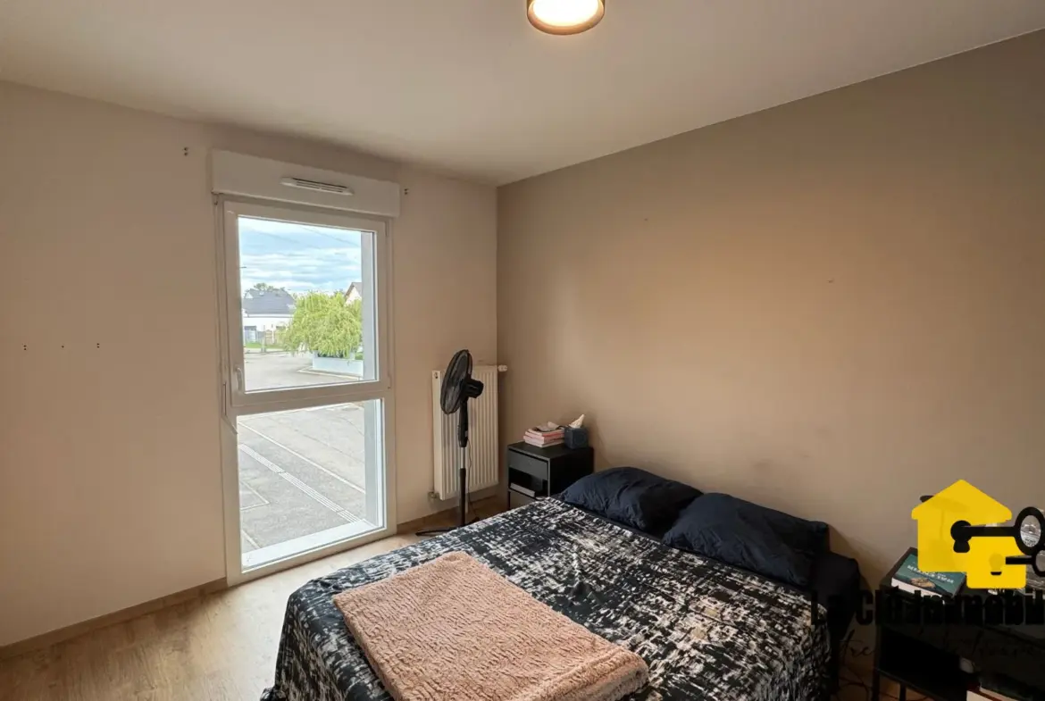 À vendre : Appartement F3 lumineux à Kembs avec terrasse et garage 