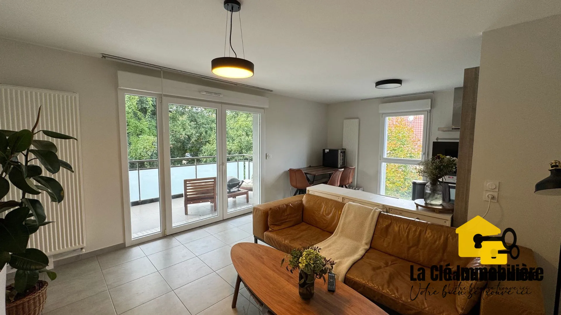 À vendre : Appartement F3 lumineux à Kembs avec terrasse et garage 
