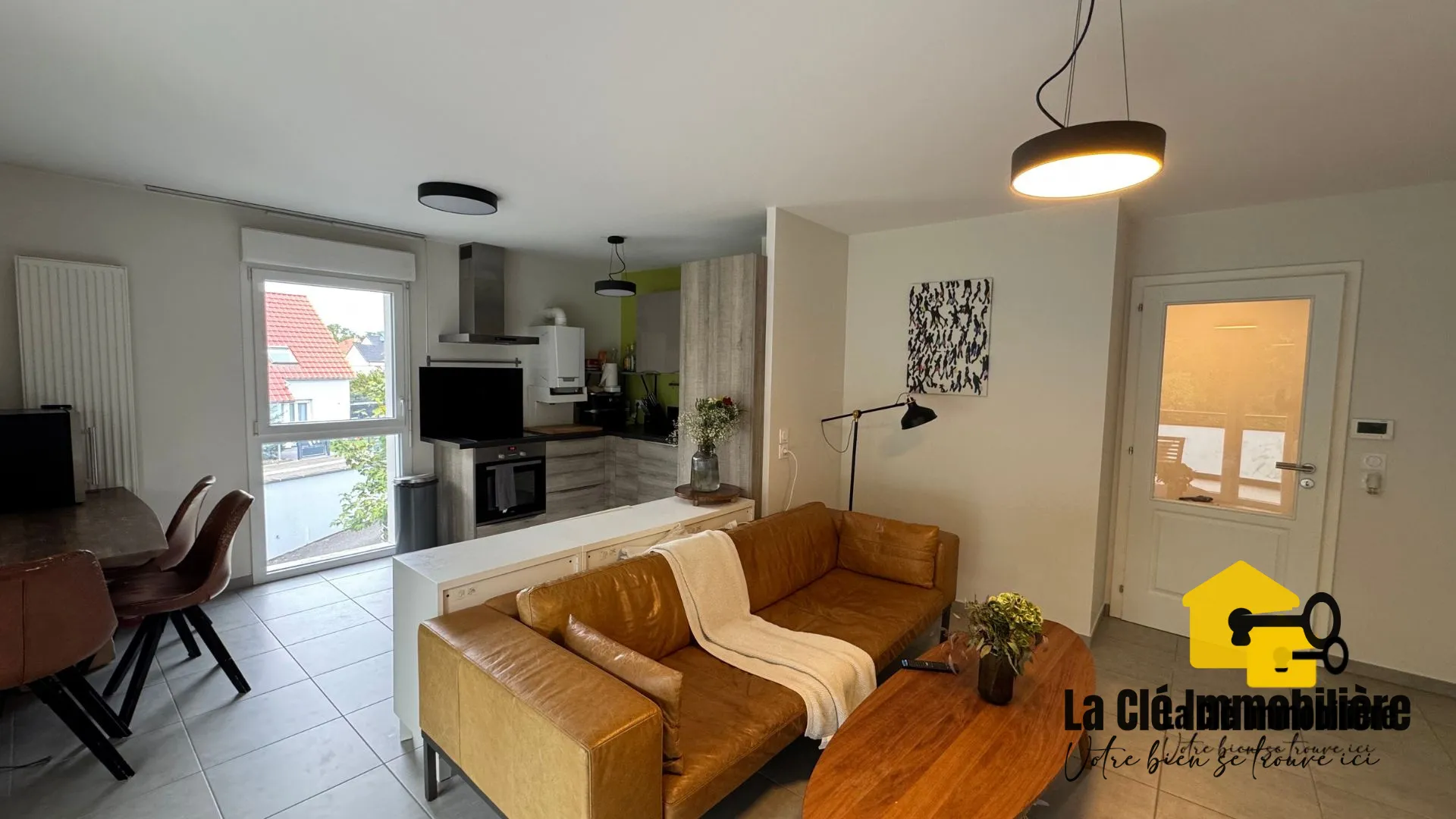 À vendre : Appartement F3 lumineux à Kembs avec terrasse et garage 