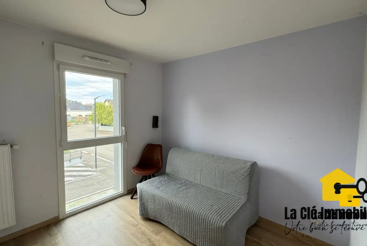 À vendre : Appartement F3 lumineux à Kembs avec terrasse et garage 