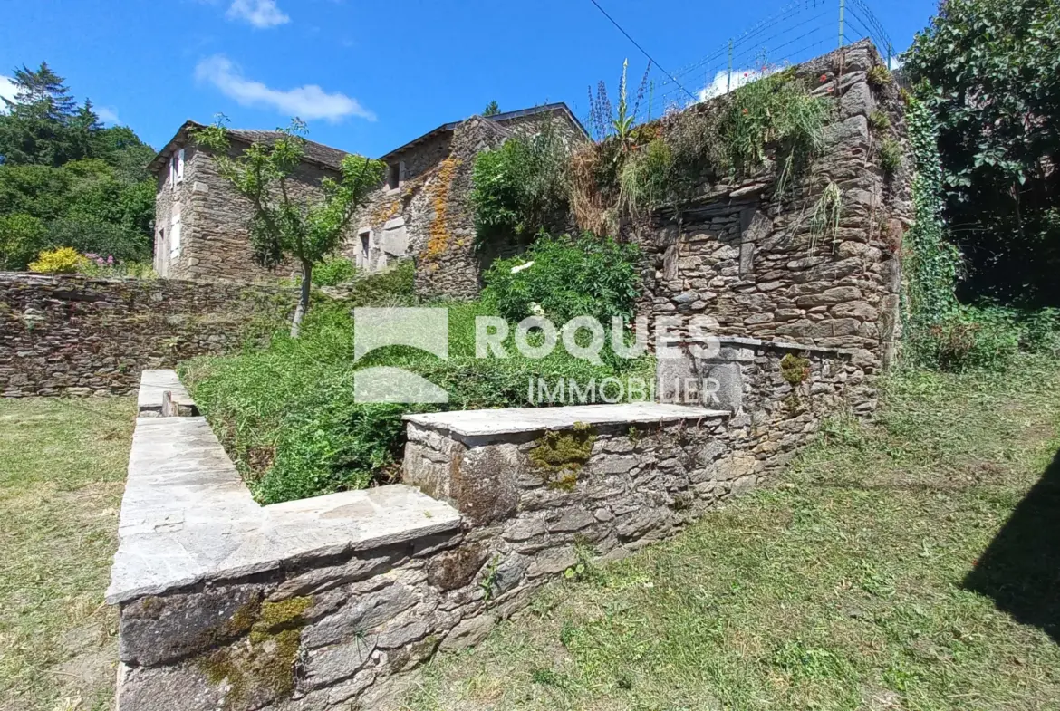 Maison F5 de 120 m² à rénover avec terrasse et jardin à Salle-Curan 