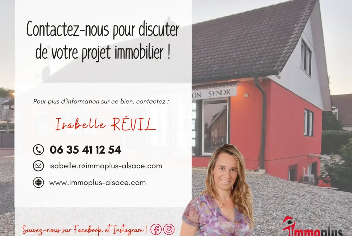 Charmante Maison de 98 m² à Michelbach-le-Haut avec Jardin 