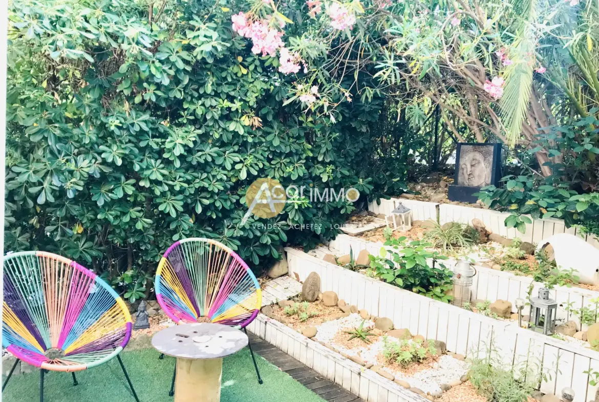 Rez-de-jardin de 30m² à La Seyne sur Mer avec terrasse et parking 