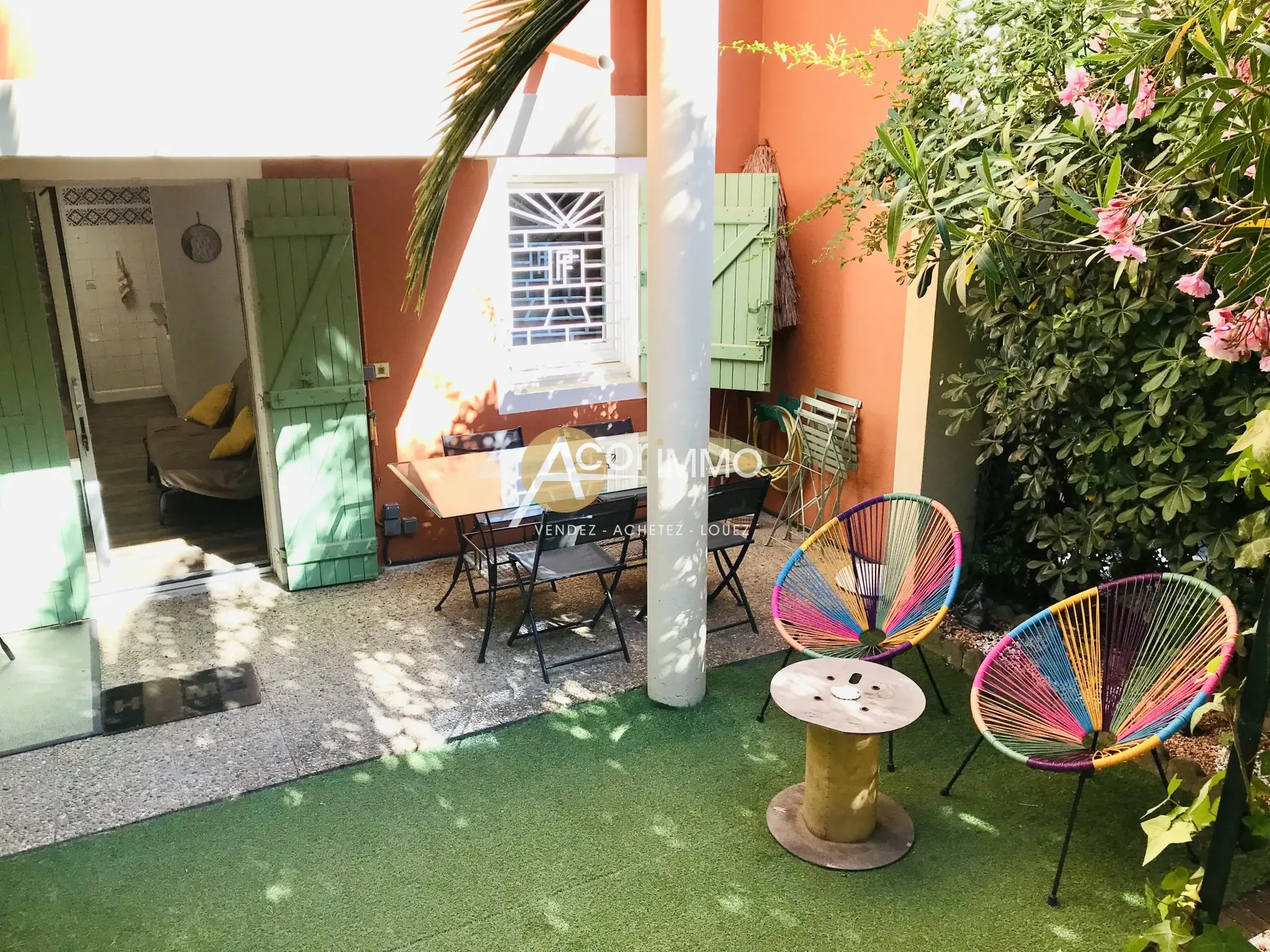 Rez-de-jardin de 30m² à La Seyne sur Mer avec terrasse et parking 