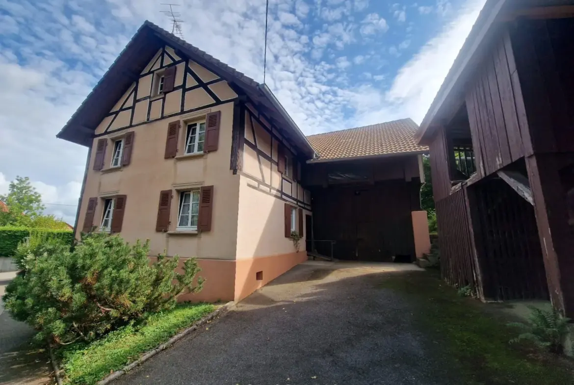 Maison à Heimersdorf en lisière de forêt avec fort potentiel 