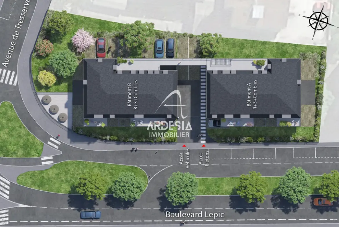 À vendre : Grand studio de 36,93 m² à Aix-Les-Bains 