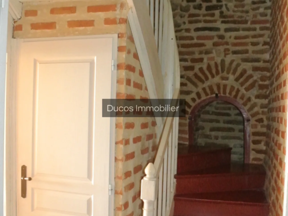 Maison authentique à vendre à Ste Bazeille, 2 niveaux et grande terrasse 