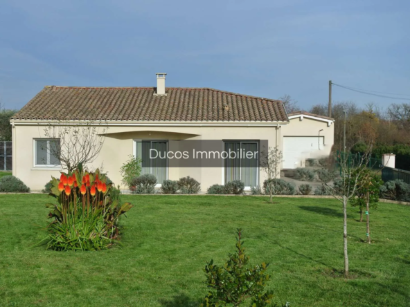 Maison de plain-pied à vendre à Beaupuy près de Marmande 