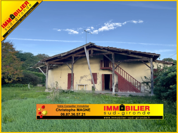 Maison Landaise à rénover près de Langon