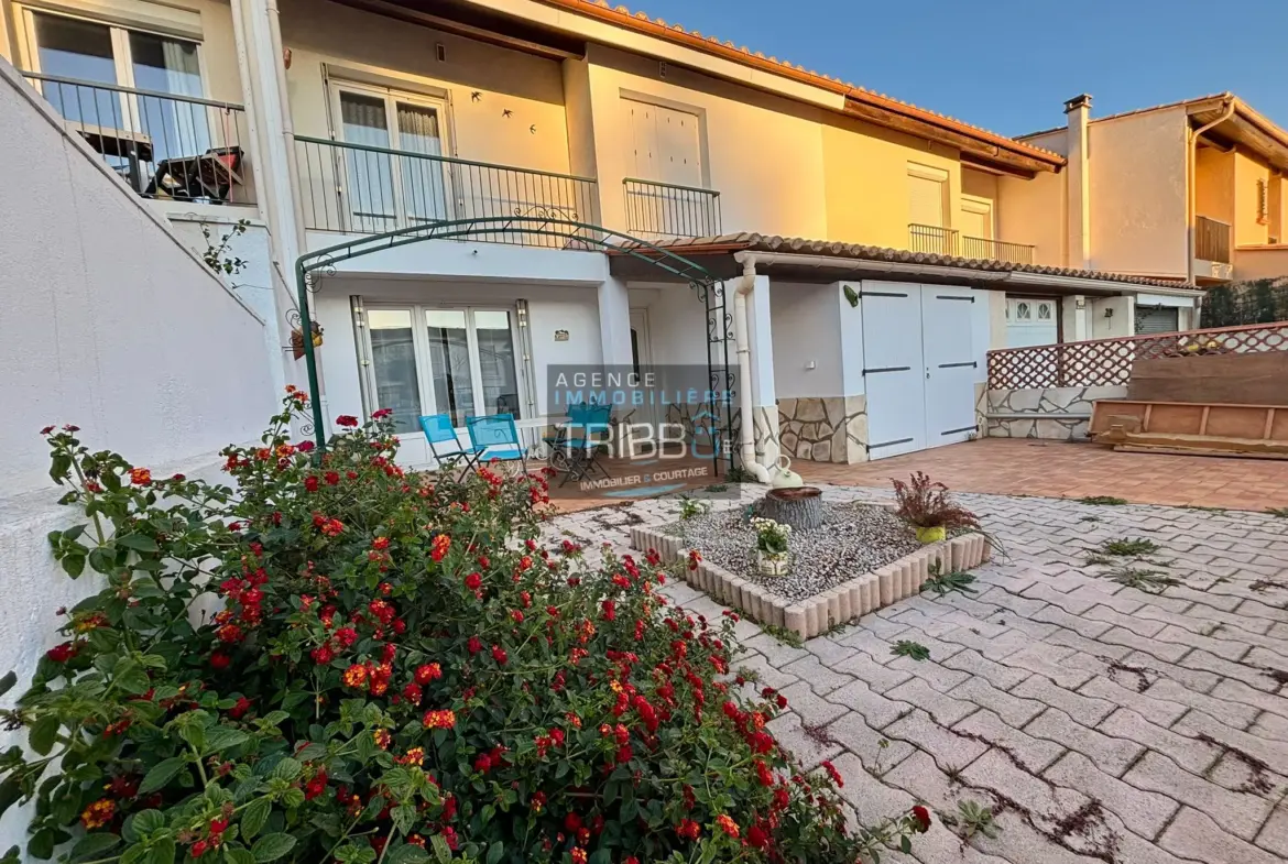 Maison à vendre à Pollestres - 3 chambres, garage et jardin 