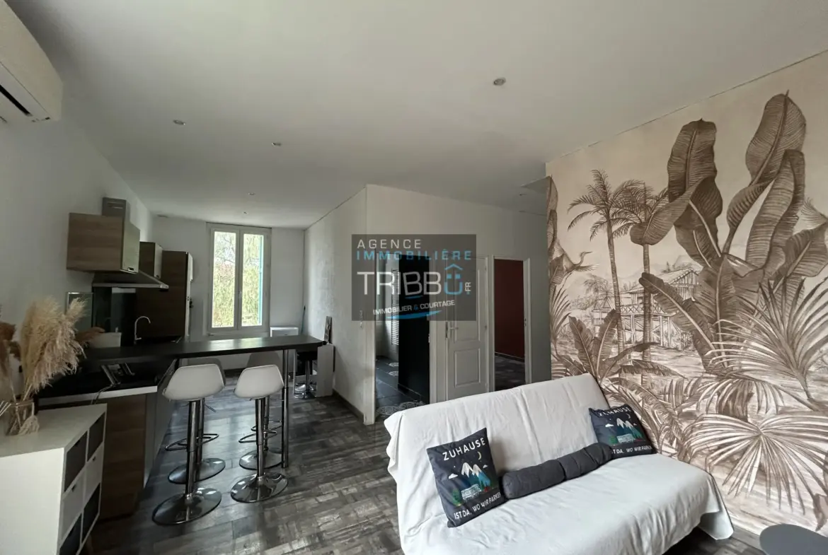 Maison de village à Saint-Féliu-d'Avall - 59 m² avec garage 