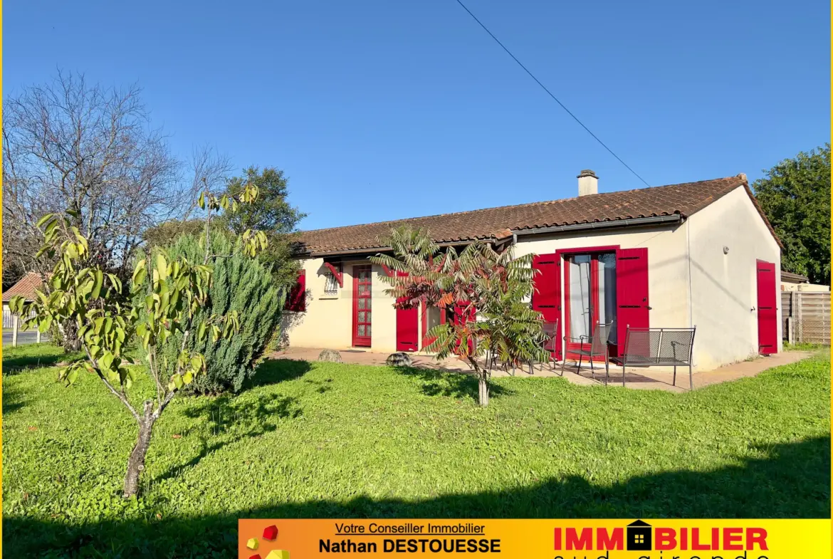 Charmante Maison Familiale à Podensac 