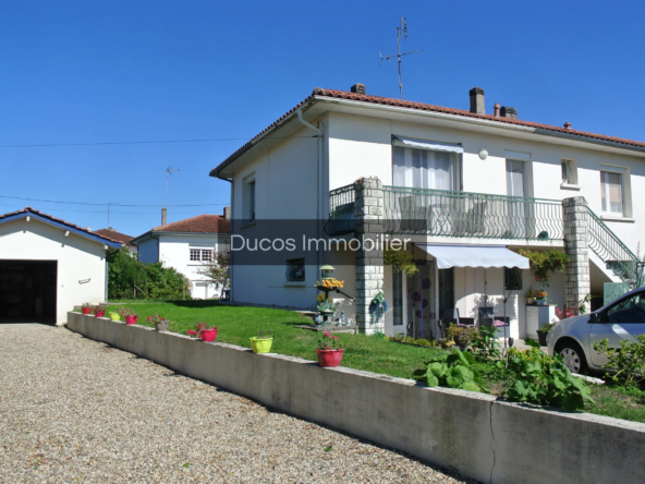 Maison avec locataires en place à Ste Bazeille 