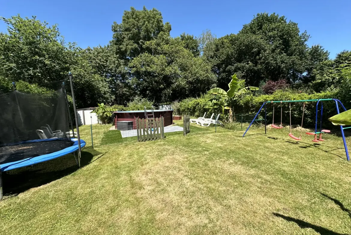 Maisons du 19e siècle à Plumeliau avec jardin 