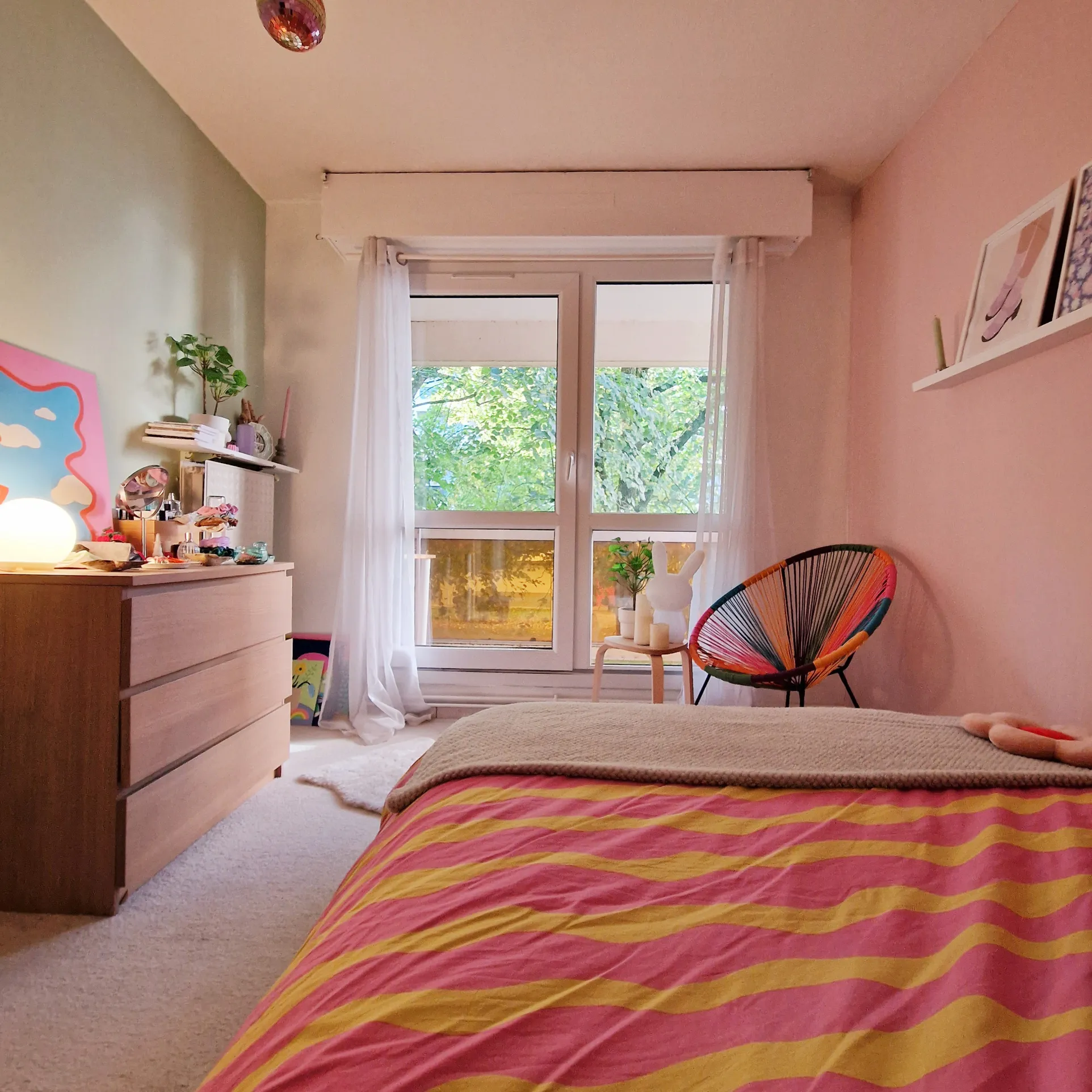 Appartement T3 rénové avec grand balcon au Bouscat 
