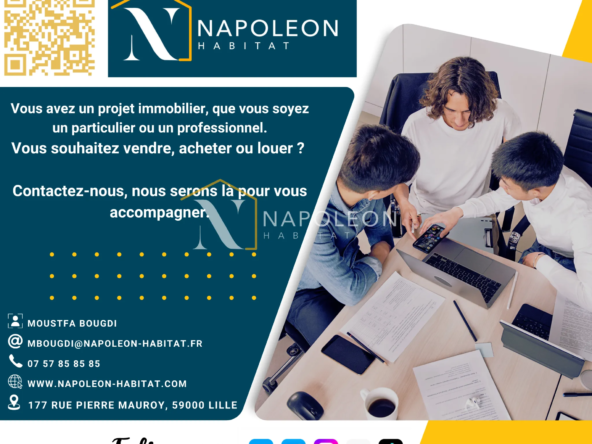 À vendre : Appartement T2 sécurisé à Wazemmes, Lille 