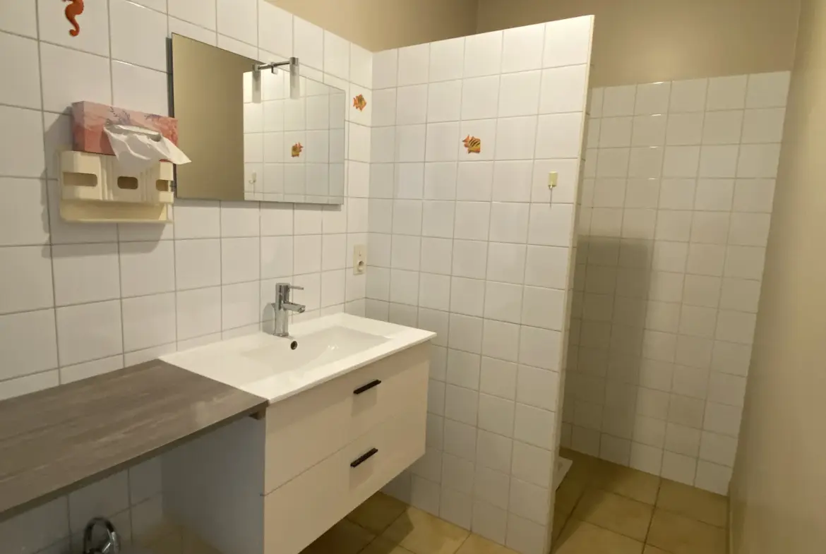 Maison avec cour à vendre au centre-ville de Langon 