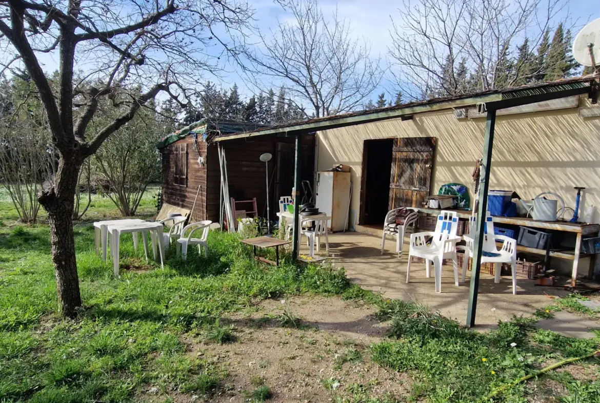 Terrain de loisir avec maisonnette à vendre à Vias 