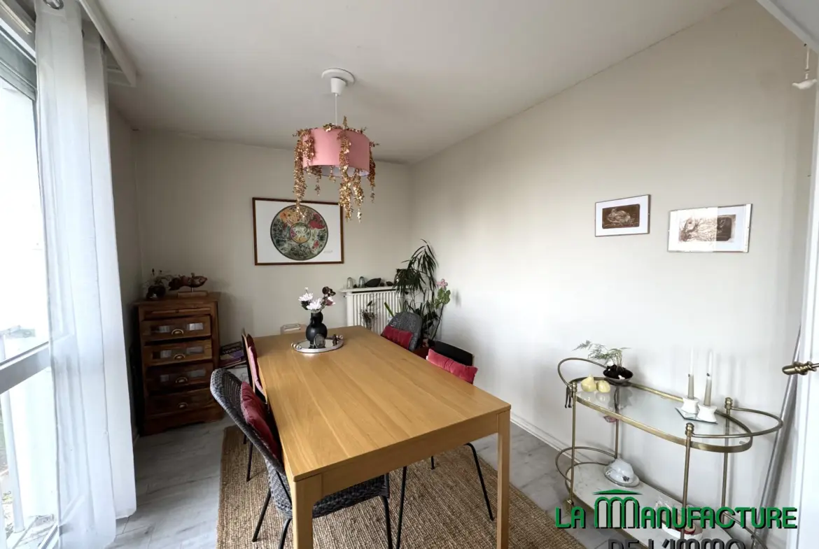 À vendre : Appartement F4 avec balcon à Villeboeuf le Haut 