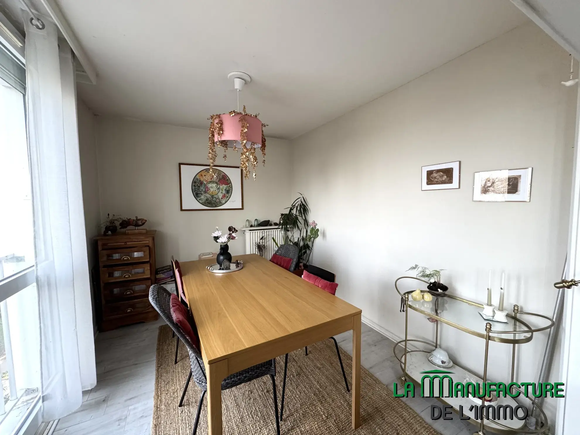 À vendre : Appartement F4 avec balcon à Villeboeuf le Haut 