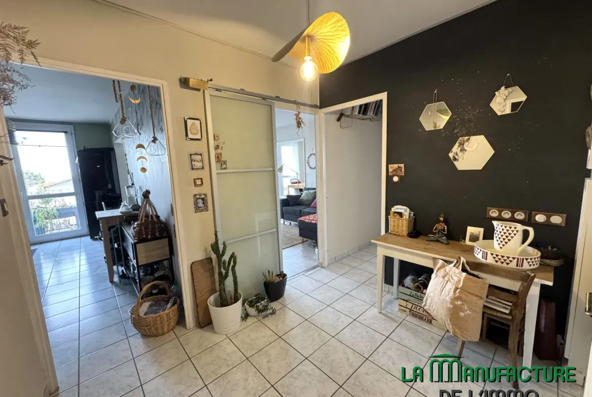 À vendre : Appartement F4 avec balcon à Villeboeuf le Haut 