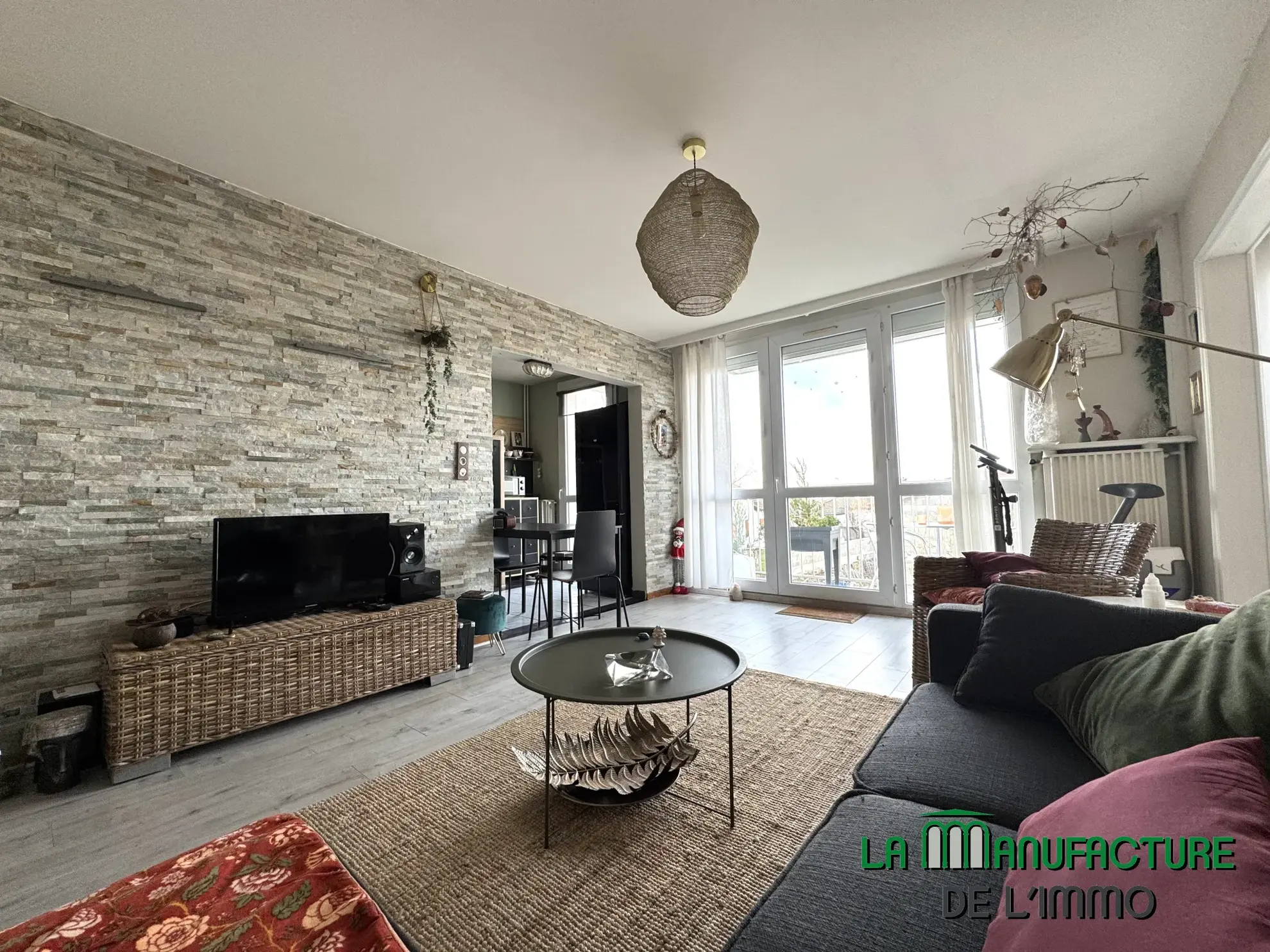 À vendre : Appartement F4 avec balcon à Villeboeuf le Haut 