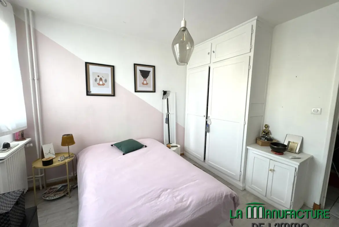 À vendre : Appartement F4 avec balcon à Villeboeuf le Haut 