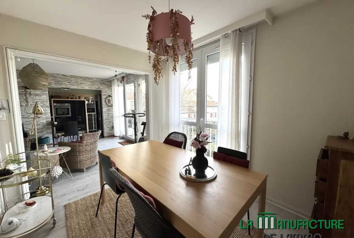 À vendre : Appartement F4 avec balcon à Villeboeuf le Haut 
