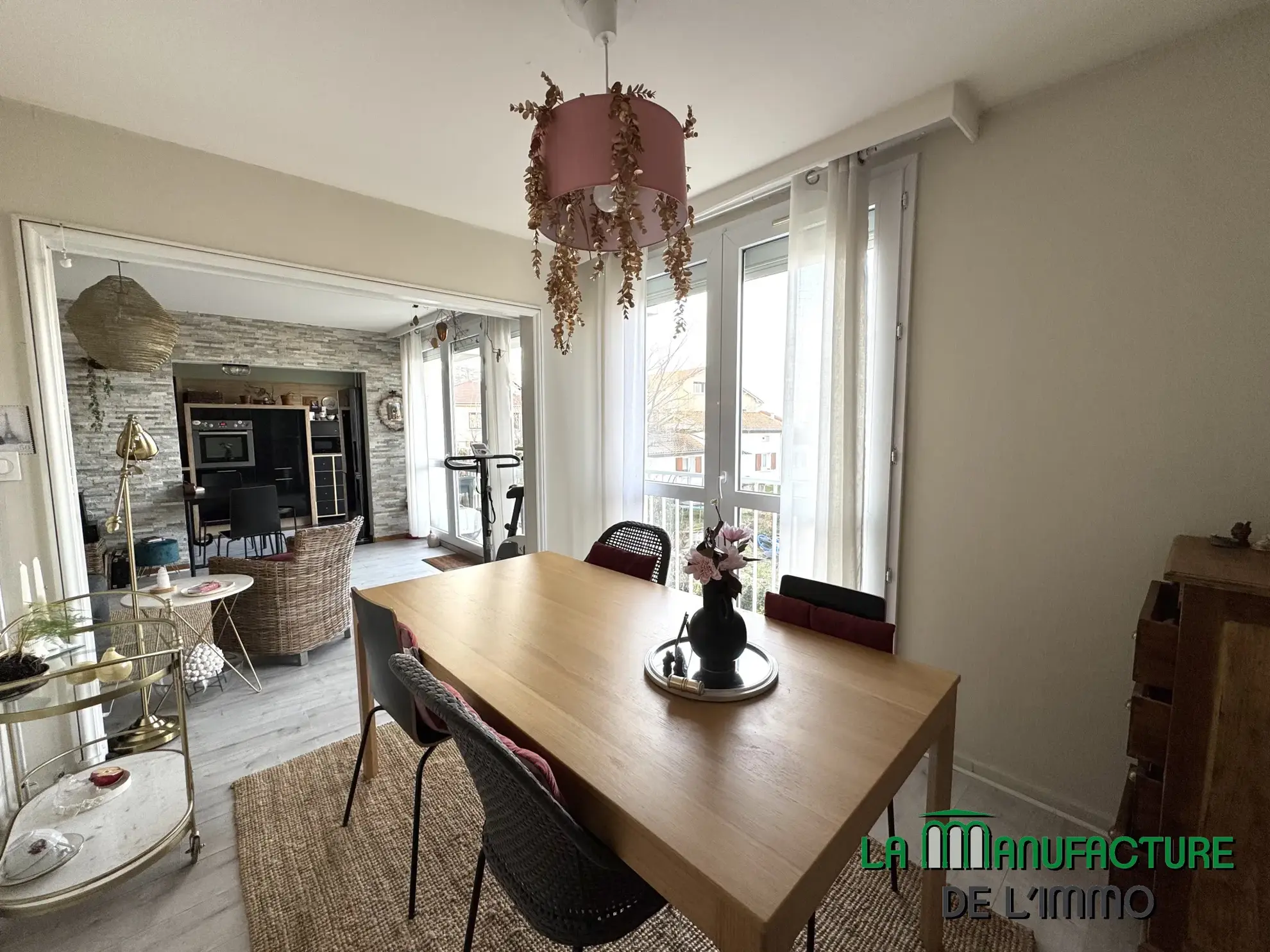 À vendre : Appartement F4 avec balcon à Villeboeuf le Haut 