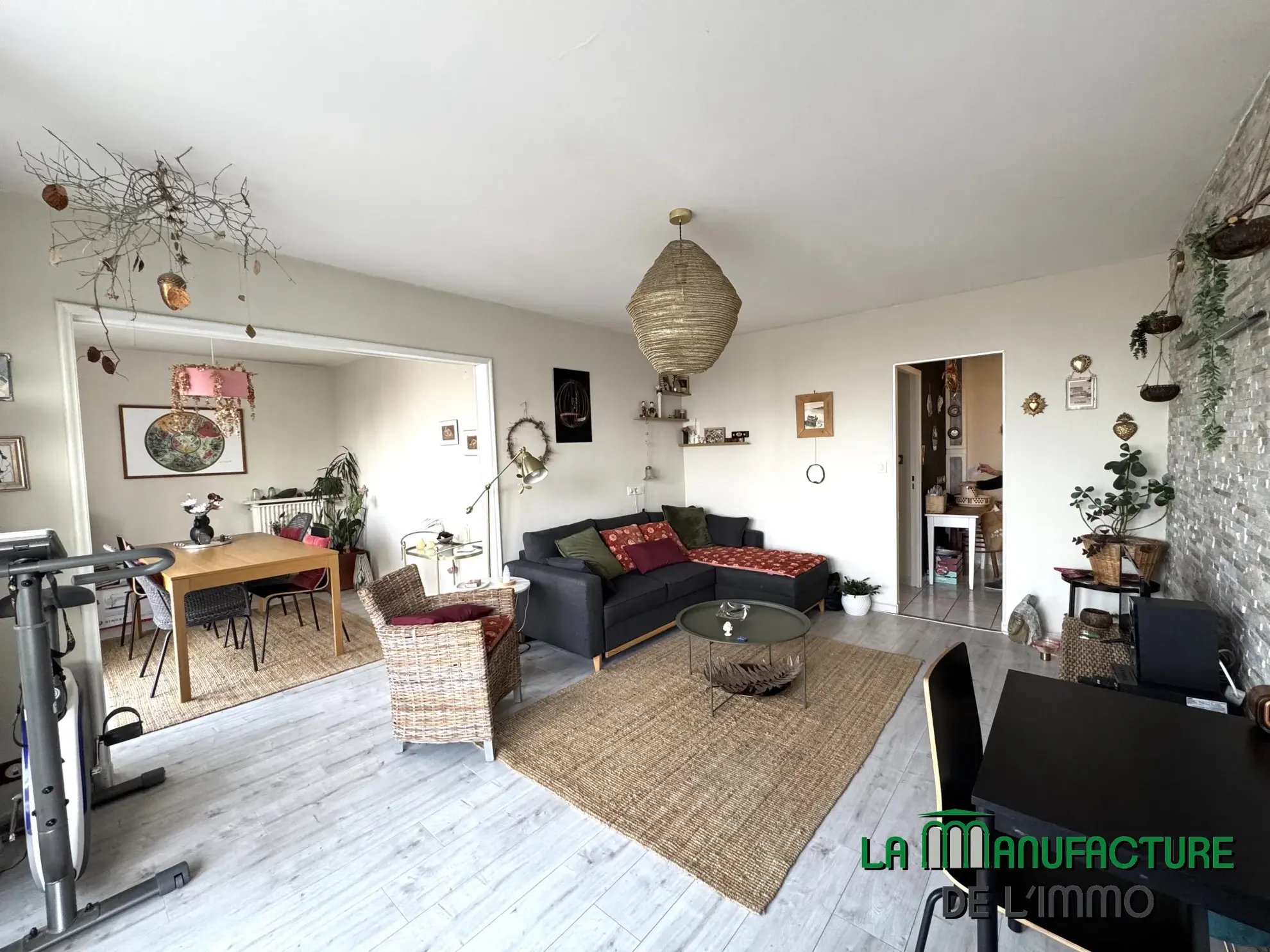 À vendre : Appartement F4 avec balcon à Villeboeuf le Haut 