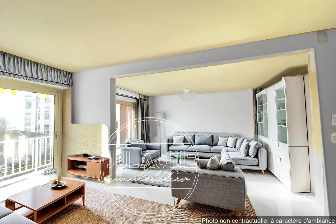 Appartement spacieux de 93 m2 dans le quartier Mairie de Limoges 
