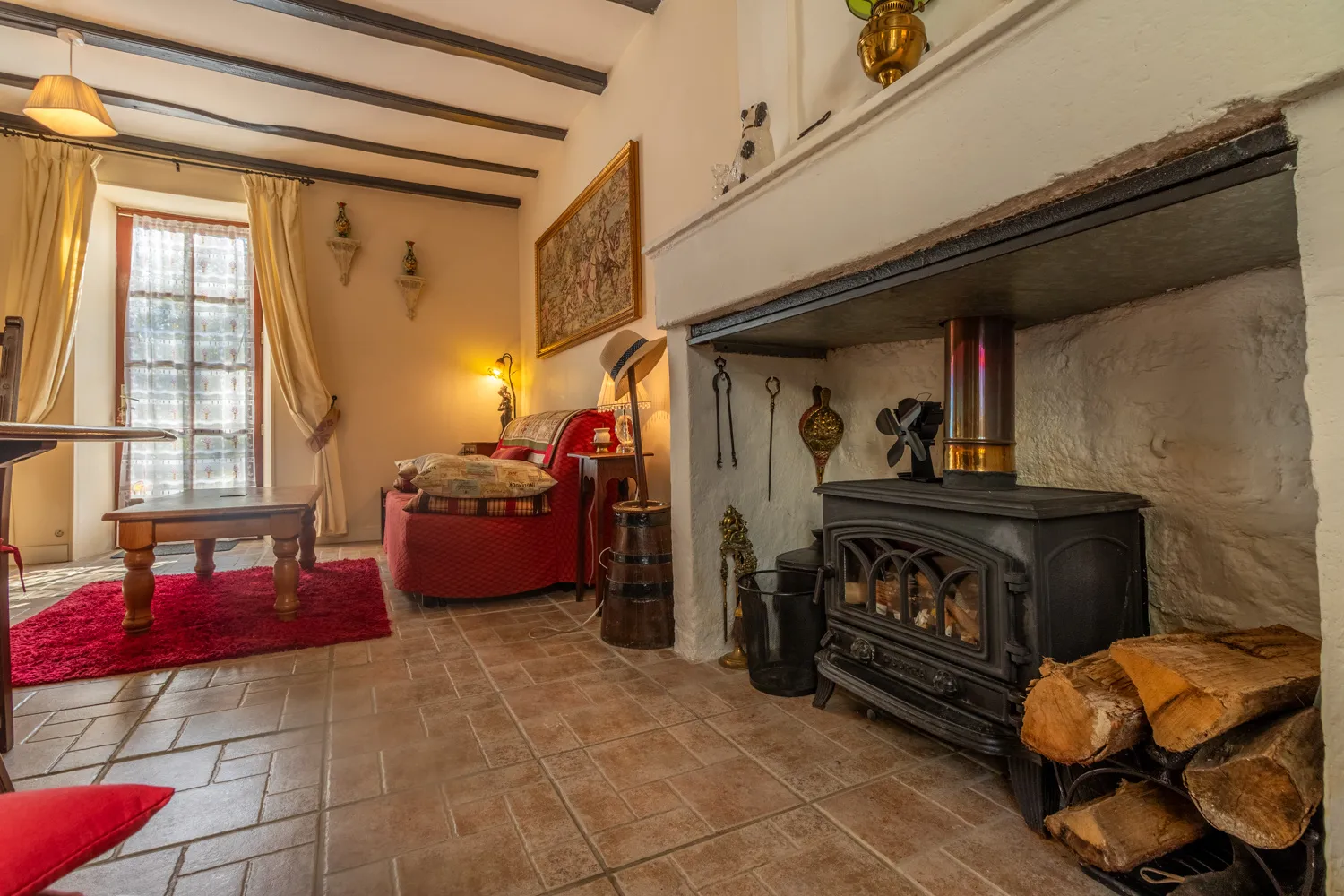 Maison ancienne charmante à Saint-Savinien avec cour et grotte 