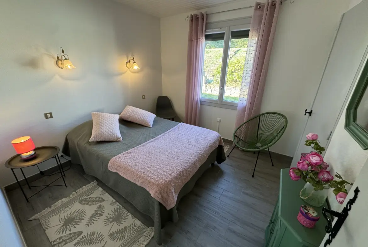 Maison de plain-pied rénovée avec jardin et vue à Couiza 