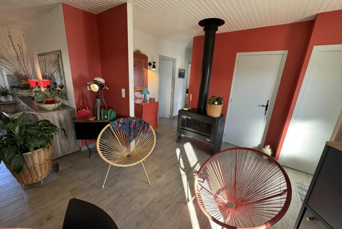 Maison de plain-pied rénovée avec jardin et vue à Couiza 