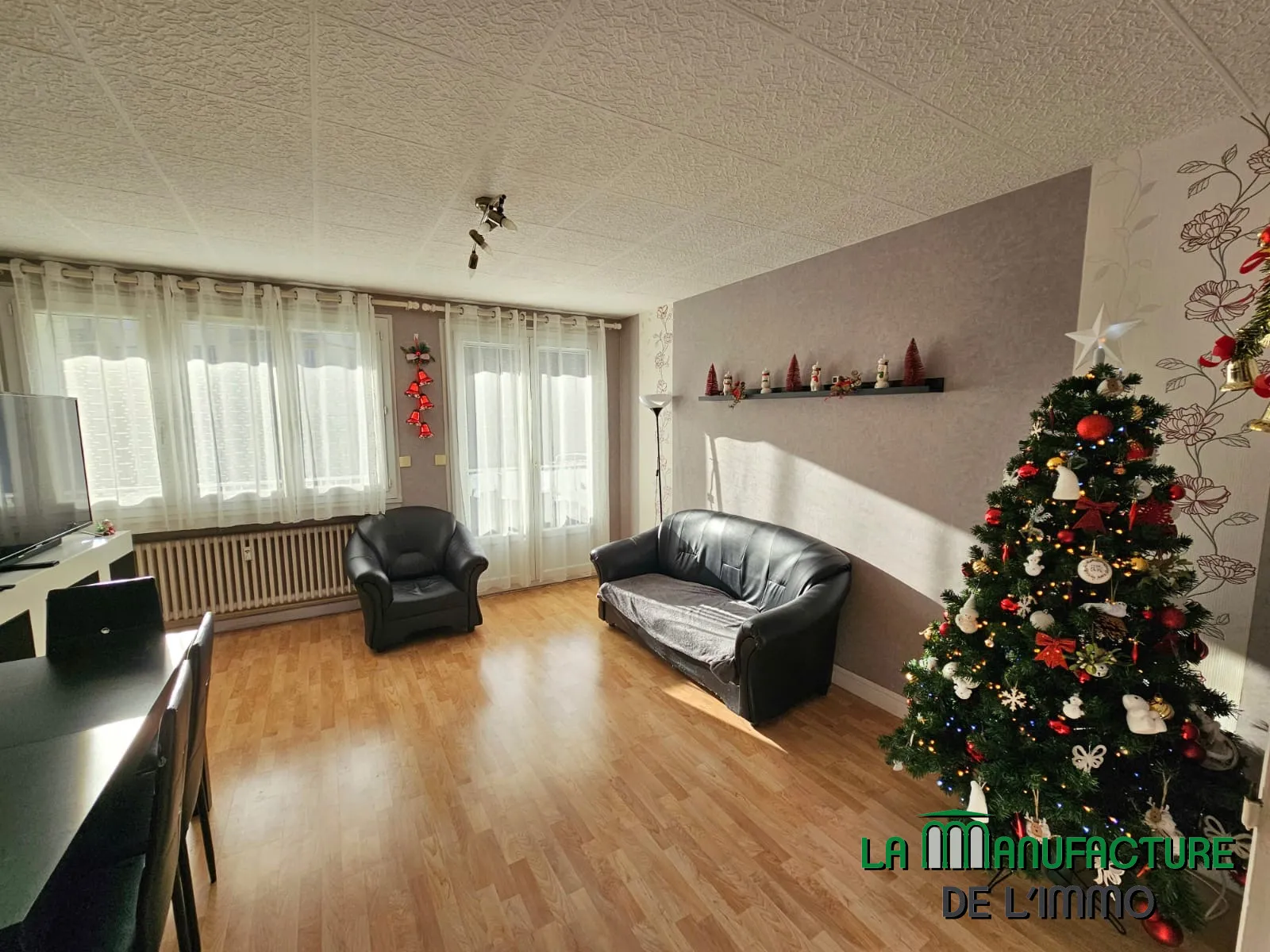 À vendre : Appartement F3 traversant à Saint-Étienne Monthieu 
