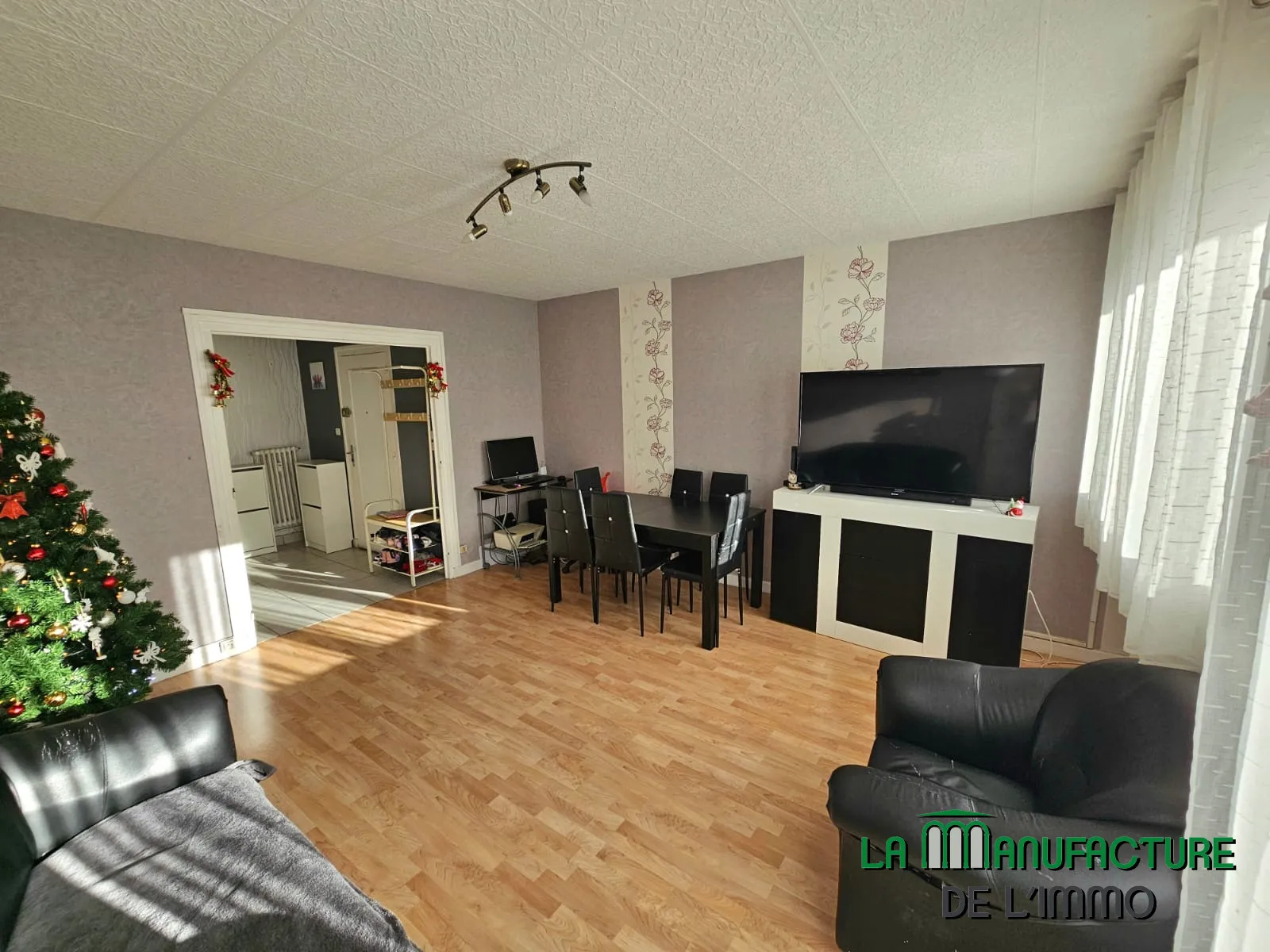 À vendre : Appartement F3 traversant à Saint-Étienne Monthieu 