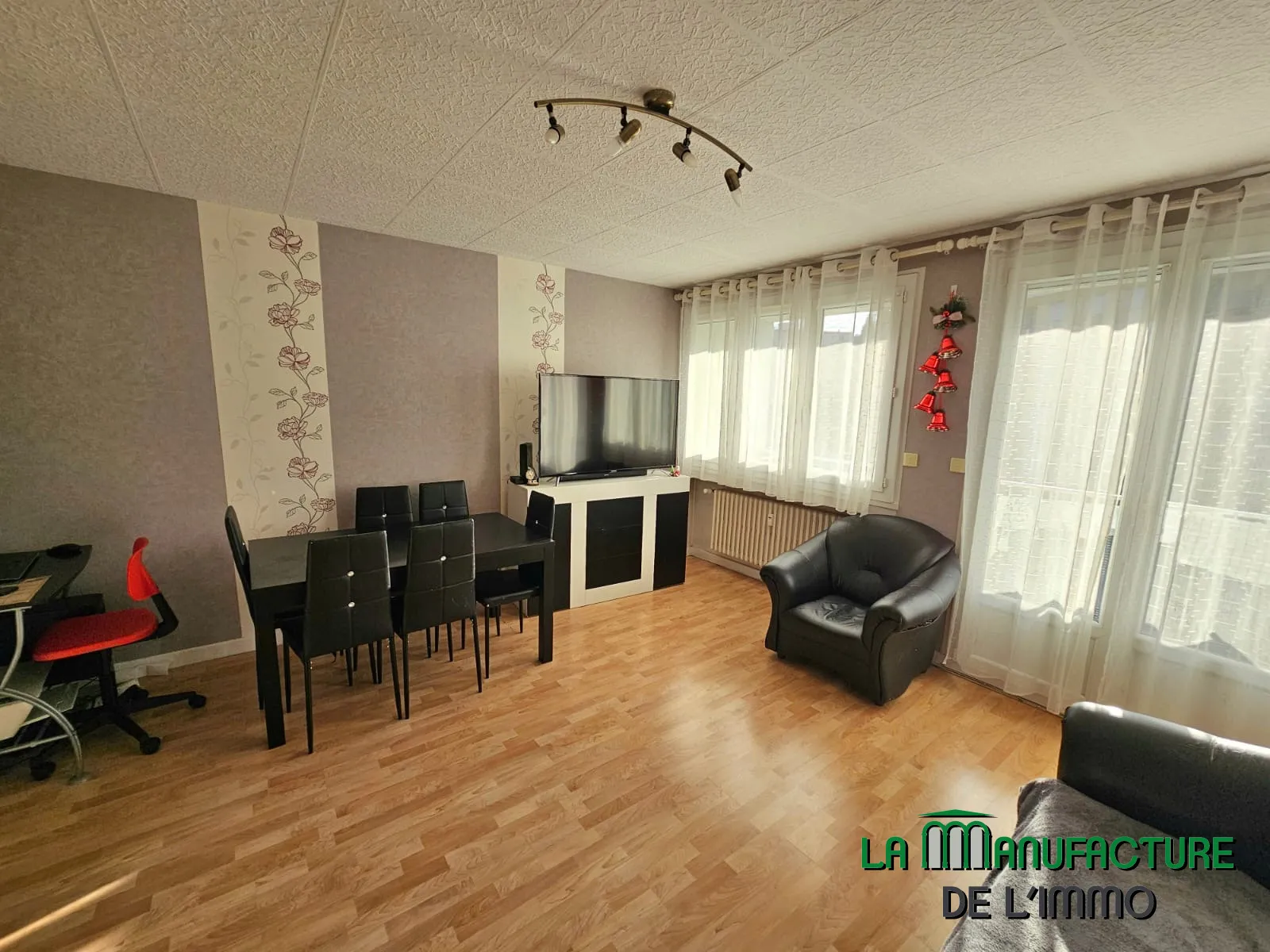 À vendre : Appartement F3 traversant à Saint-Étienne Monthieu 