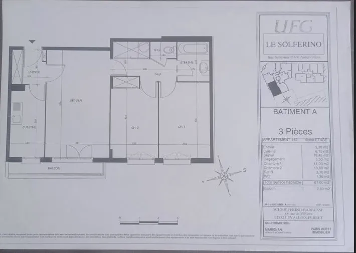 À vendre : Appartement 3 pièces à Aubervilliers avec parking 