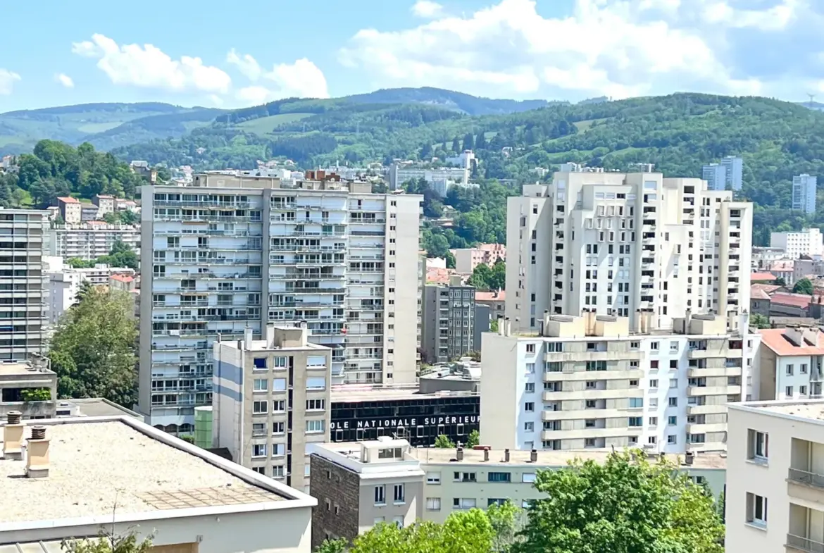 À vendre : Appartement F3 lumineux à Saint-Étienne avec balcon 