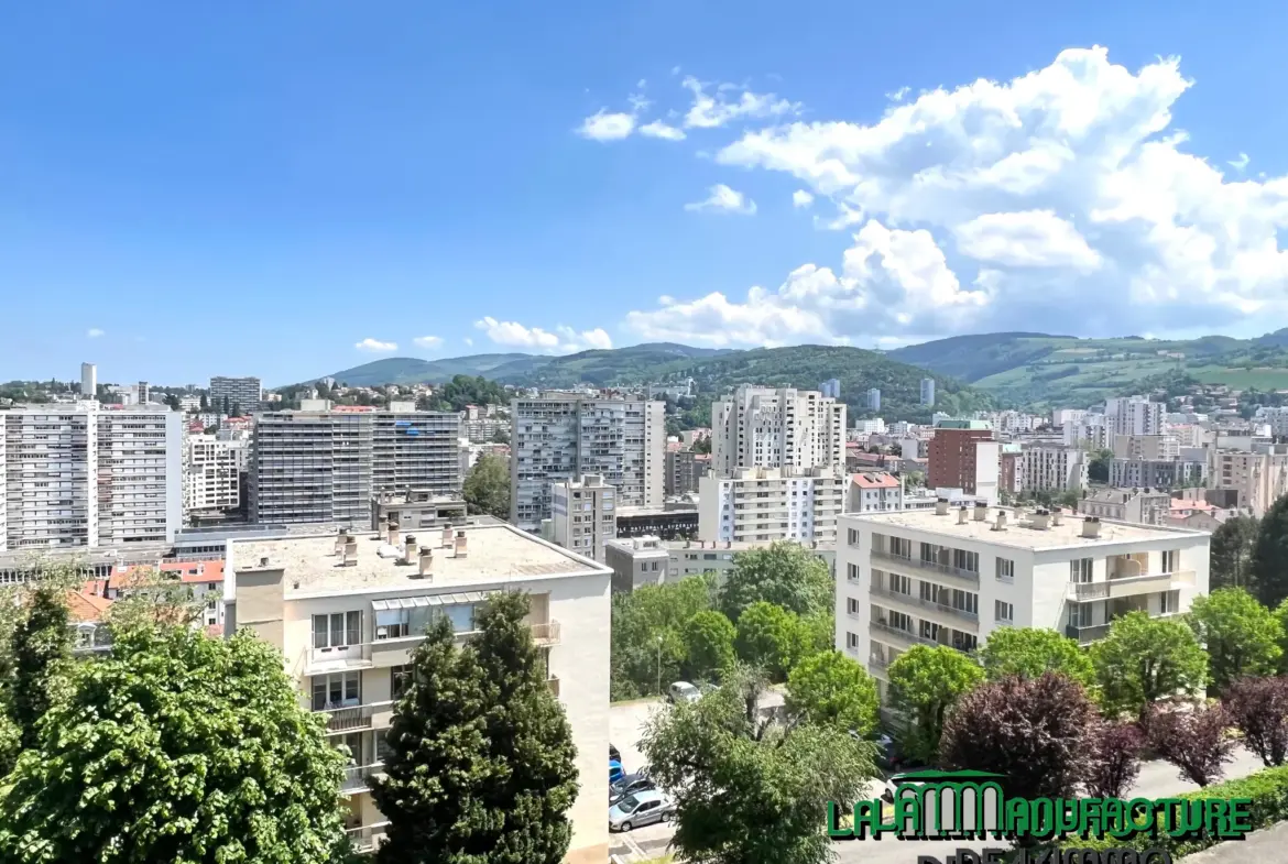 À vendre : Appartement F3 lumineux à Saint-Étienne avec balcon 