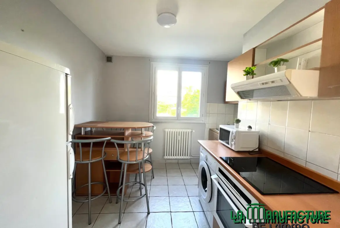 À vendre : Appartement F3 lumineux à Saint-Étienne avec balcon 