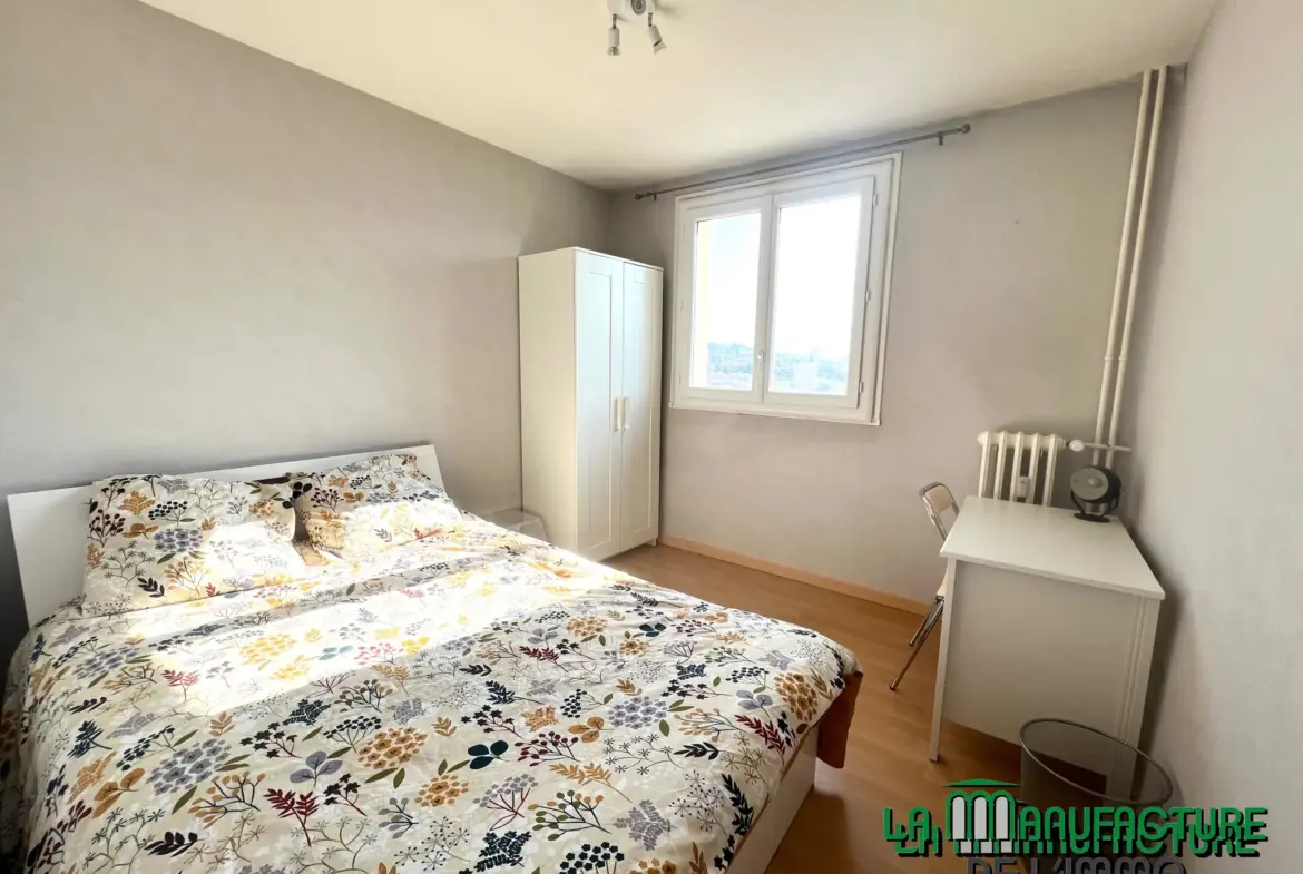 À vendre : Appartement F3 lumineux à Saint-Étienne avec balcon 