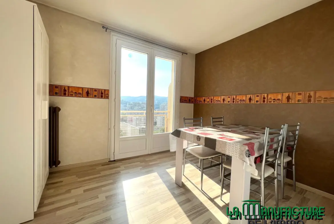 À vendre : Appartement F3 lumineux à Saint-Étienne avec balcon 