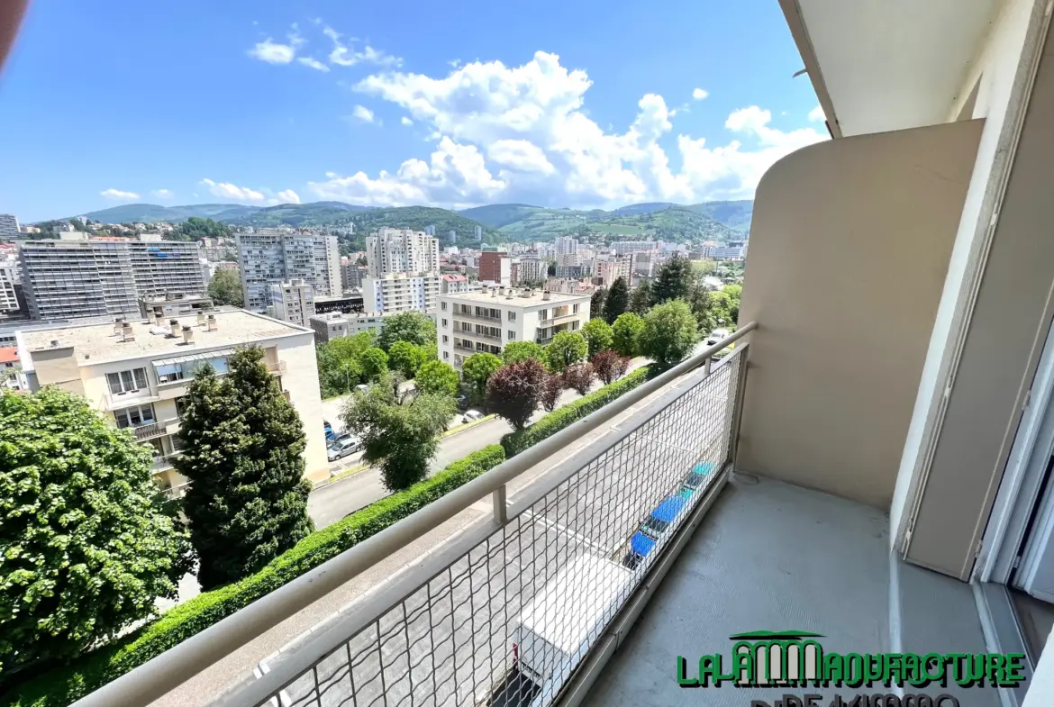 À vendre : Appartement F3 lumineux à Saint-Étienne avec balcon 