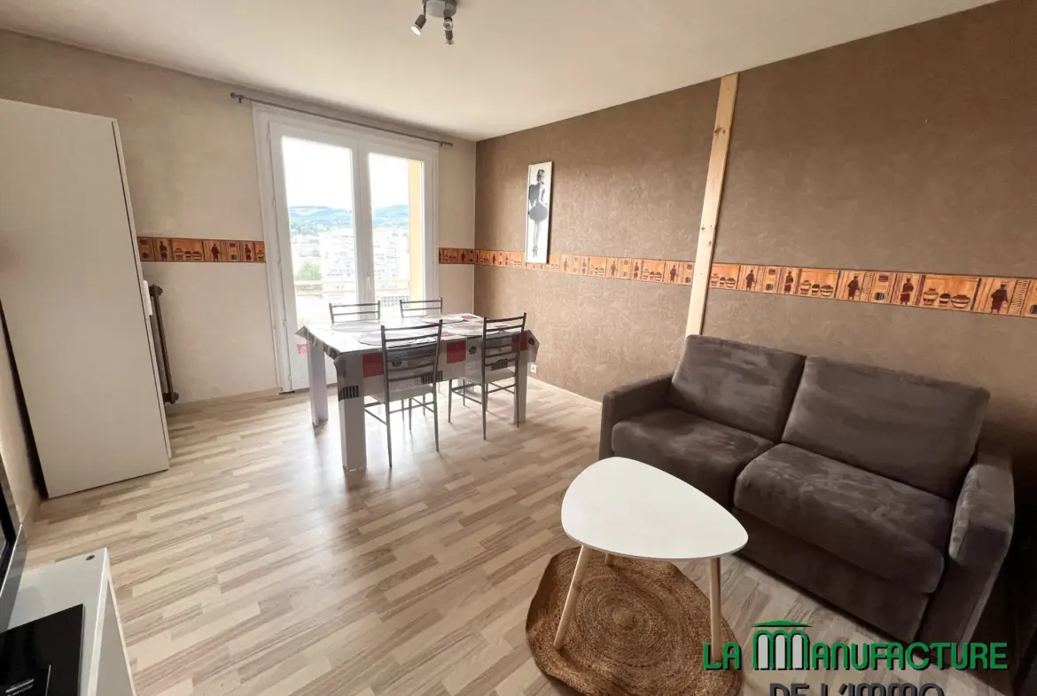 À vendre : Appartement F3 lumineux à Saint-Étienne avec balcon 