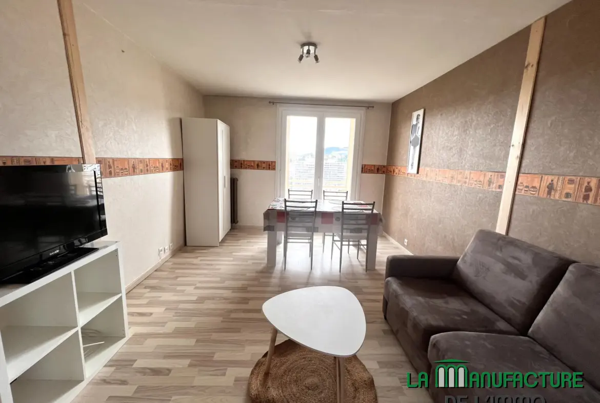 À vendre : Appartement F3 lumineux à Saint-Étienne avec balcon 
