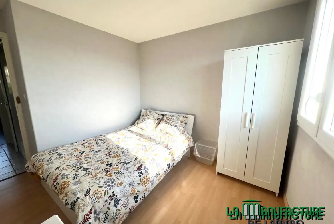À vendre : Appartement F3 lumineux à Saint-Étienne avec balcon 