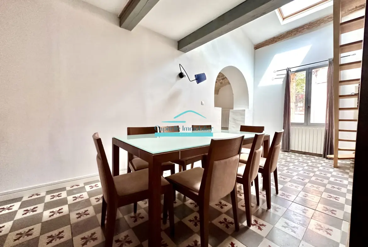 Maison de village avec studio à Mireval 
