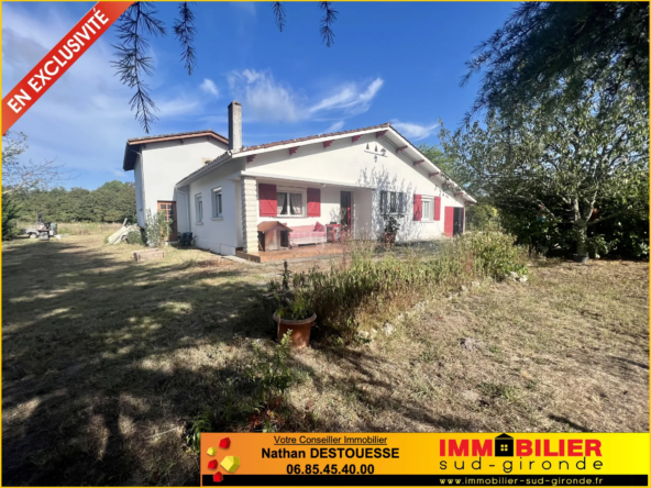 Maison Familiale à Vendre à Landiras - 275 000 EUR